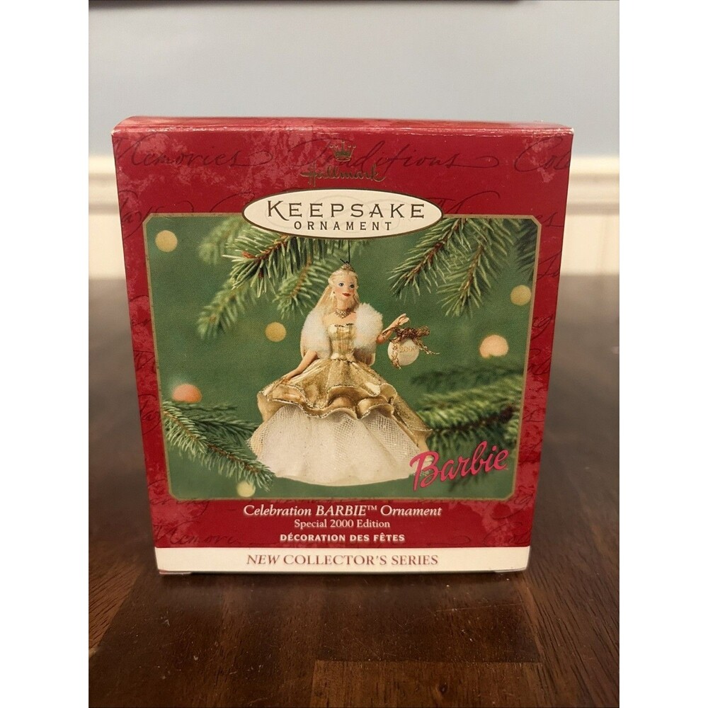 Hallmark Keepsake 2000 Holiday Barbie Ornament NEW IN BOX